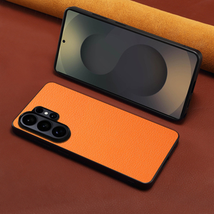 Denior |   Étui de téléphone antichoc en similicuir PU à motif litchi pour la série S26/S25/S24/S23, compatible avec la <span class=keywords><strong>charge</strong></span> <span class=keywords><strong>sans</strong></span> <span class=keywords><strong>fil</strong></span> - Product Image 4