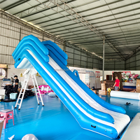 Toboggan gonflable en PVC personnalisé pour yacht, toboggan aquatique gonflable portable pour bateau, pour le divertissement des superyachts