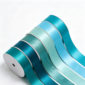 Custom Craft Printing OEM Double Faced Polyester Satin <b>Ribbon</b> 196 Colors Wholesale for Luxury Cosmetic & Apparel Accessory - Product Image 3