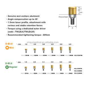 مجموعة محدد مواقع طبي Pengyi GH 1/2/3/4/5/6/7/8/9 Caps نظام تحديد مواقع أسنان الأسنان ملحقات زرع الأسنان - Product Image 3