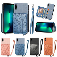 Étui en cuir pour iPhone X/Xs Xr 6.1, étui portefeuille en cuir pour iPhone XS MAX