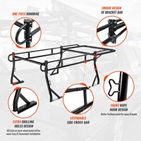 Porte-charge universel robuste anti-rouille réglable de style sport pour pick-up, barre de chargement en acier pour Hilux Ranger D-Max
