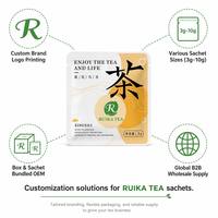 Sachet stick pack imprimé 2g vide en aluminium laminé à 3 soudures pour poudre de matcha individuel