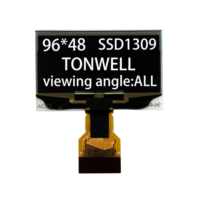 Hot Sale 1.73 Inch OLED on Black 3.3V Driver SSD1309 1.73 Inch Oled Screen Lcd Display I2c Module 96x48