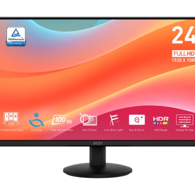 2025 New Cheap Wholesale MAG PRO MP242L Curved Desktop Monitor with DP Interface FHD Resolution HDR Ready 100Hz for Gaming