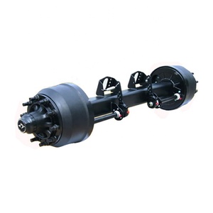 Type Allemagne 14 tonnes 16 tonnes Essieu de semi-<span class=keywords><strong>remorque</strong></span> Nouvelle <span class=keywords><strong>roue</strong></span> à tambour en acier 14 tonnes 16 tonnes Type Allemagne Série d'essieux Type de soudage - Product Image 3