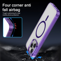 Coque de téléphone portable magnétique ultra-fine en TPU transparent mat, protection antichoc, pour iPhone 15 16 17 18 Pro Max – Nouveauté 2024, Offre Spéciale