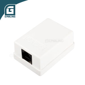 Gcabling 1 Port <span class=keywords><strong>Cat</strong></span> <span class=keywords><strong>6</strong></span> Réseau Ethernet Montage en surface Connexion connecteur <span class=keywords><strong>Rj45</strong></span> Prise à fil Distribution Boîte <span class=keywords><strong>de</strong></span> connexion <span class=keywords><strong>de</strong></span> bureau - Product Image 1