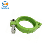 Collier de serrage DN125 à déconnexion rapide pour camion pompe à béton haute pression en acier, acceptation OEM pour toutes marques