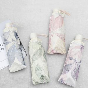 Protection solaire anti-UV Parasol Feuille Dentelle Broderie Patio Parapluie Protection solaire avec design élégant - Product Image 1