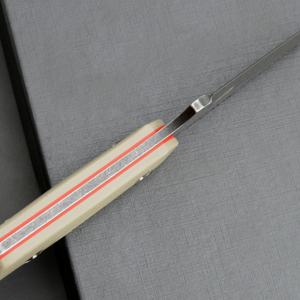 Couteau de survie et de chasse à lame fixe en acier D2 avec manche G10 personnalisable et étui Kydex, qualité DIY OEM pour le camping - Product Image 5