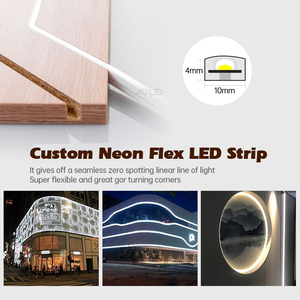 Bande lumineuse LED néon en silicone de haute qualité, 10 W/m, IP67, étanche - Product Image 4