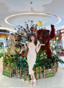 Personalizzato per punti panoramici produttore di Giraffe Animatronic per animali giganti meccanici elettrici attivati dal sensore-Zigong - Product Image 4