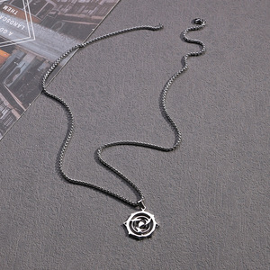 Dos Yuan Original Dios Juego que rodea Escaramuza Trueno elemento Collar de acero inoxidable - Product Image 5