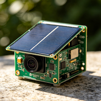 Carte PCBA de caméra solaire à faible consommation d'énergie, compatible 4G WiFi, pour caméra de sécurité extérieure, assemblage de PCB, fourniture directe d'usine