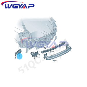 WGYAP OEM 2G7 807 394 D glissière de pare-chocs arrière droit nouvelle condition pièces automobiles pour Volkswagen <span class=keywords><strong>Taigo</strong></span> Nivus 2022 - Product Image 6