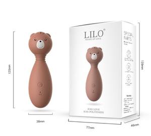 12 vitesses japon mignon Mini ours baguette magique massage vibrateur Offre Spéciale Av Sex Toy vibrateur haute vitesse pour femme - Product Image 3