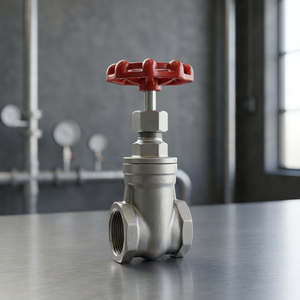 Stainless Steel Screwed Gate Valve 150# CF8 CF8M | 1/2" to 2" NPT BSPP Threaded Screwed <b>Bonnet</b> Gate Valve SS304 SS316 - Product Image 2