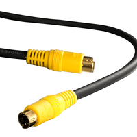Koax 4 Pin S Video Stecker auf S Video Mini Din Stecker Kabel