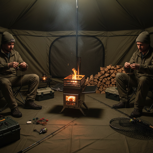 WillowyBe Portable Camping Wood Stove Outdoor Sauna Hot Tent <strong>Rocket</strong> Stove <strong>Heater</strong> for Climbing and Dry Sauna with Friends - Product Image 1
