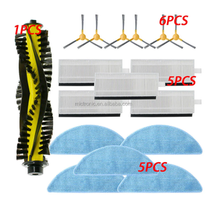 Convient pour <span class=keywords><strong>Mamibot</strong></span> Exvac 660/880 NetBot S15 / Neatsvor X500 / Tesvor X500 Pro/X520/brosse latérale principale vadrouille filtre aspirateurs partie - Product Image 1