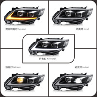 Los Faros Delanteros Modificados son Compatibles con los Conjuntos de Faros LED de los Modelos Toyota Corolla de 2011 a 2013