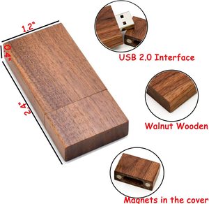 Gitra Factory Price 100% Original Natural Engraving Logo Wood Usb Flash Drive Wooden Pen Drives With Custom Logo - Product Image 4