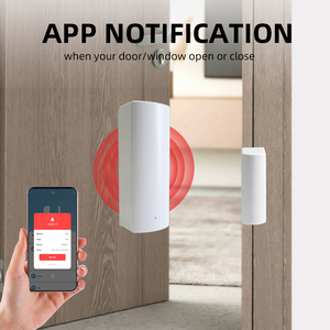 Tuya không dây Home Door & Window cảm biến từ tính an toàn hệ thống báo động trong nhà nhập cảnh báo động chống trộm với mạng wifi - Product Image 4