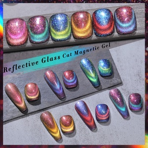 BORN PRETTY-Esmalte en Gel para <span class=keywords><strong>Uñas</strong></span>, Esmalte Magnético de Ojo de Gato, Cristal Reflectante 9D, Doble Luz, Semipermanente, 10ml - Product Image 6