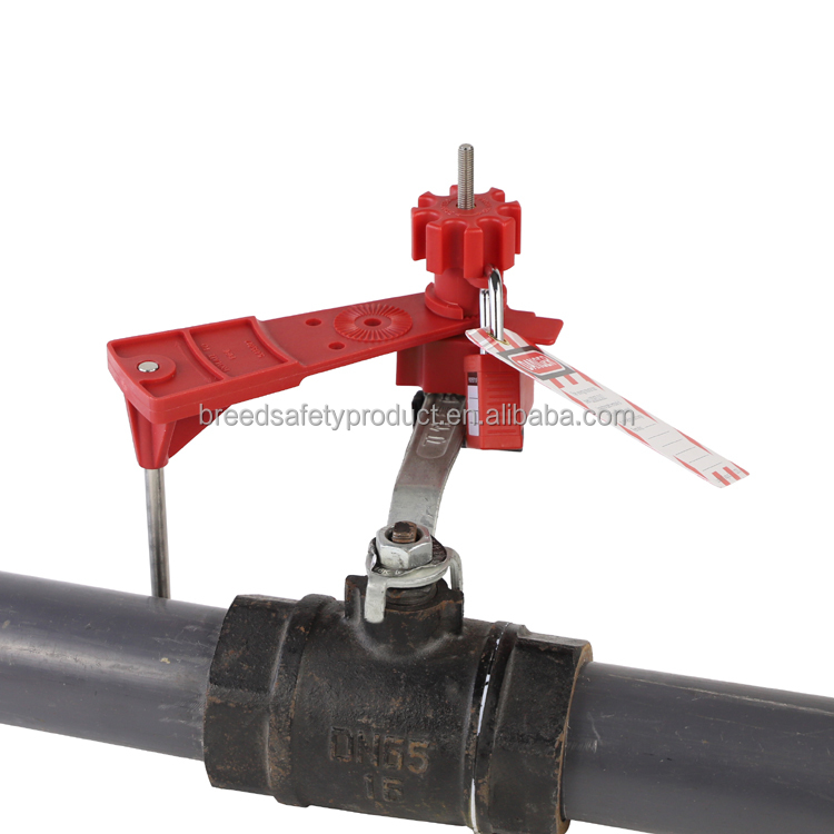 ASBV-01 Kugelhahn-Verriegelung – Verstellbare Sicherheitsverriegelung Aus PP, Für DN8–DN50, Für Industrie, Chemie Und Öl