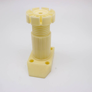 Pata de Mueble Beige de Alta Resistencia, Diseño Moderno para Armarios y Muebles, Base de PP Reforzada y Engrosada - Product Image 1
