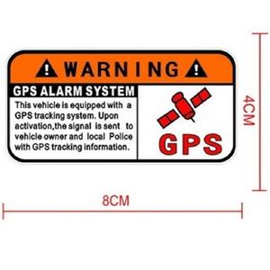 Bán buôn chống trộm GPS Báo động định vị vệ tinh không thấm nước Vinyl dính Sticker UV in cảnh báo an toàn cho nến sử dụng - Product Image 4