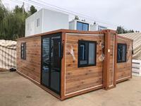 Villa de Luxe Préfabriquée Extensible en Conteneur 40 pieds Tiny Haus au Design Moderne pour Bureaux, Hôtels - Prix Bas