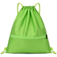 Sac de sport élégant et contemporain pour enfants et femmes, sac à bandoulière personnalisé pour l'entraînement, mini sac de sport premium vert grande capacité 20L, imperméable pour équipe