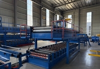 Machine à panneaux sandwich isolés en polyuréthane (PU) pour murs métalliques, ligne de production de panneaux sandwich pour salles blanches
