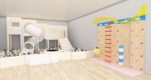 Restaurant café Center de jeu intérieur petit Mini bébé équipement de terrain de jeu souple <span class=keywords><strong>piscine</strong></span> à balles avec toboggan pour la garderie - Product Image 6