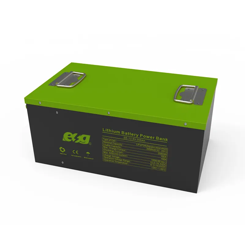 Gtecesg — batterie Lithium-Ion Lifepo4 12V, 200 Ah, Cycle profond, haute qualité