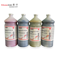 Encre de sublimation MOREINK pour imprimante de sublimation CMYK à base d'eau pour l'impression de drapeaux de plage, de draps, de housses de couette, de rideaux, de tapis