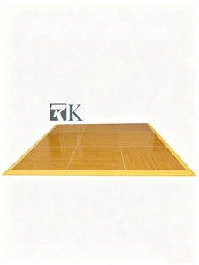 High Quality Anti Slip Dance Floor Portable Party Wedding Event Flooring with Plywood Platform Aluminum Edging - Product Image 2