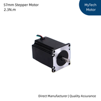 Moteur pas à pas NEMA 23 haute précision 1.8 °   2,3 Nm (326 oz.in) |   Hybride 2 phases à faible vibration de 76 mm pour CNC médical / imprimante 3D