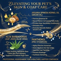 Après-shampoing de luxe en gros pour animaux de compagnie, protéine de soie 97% naturelle, réparation du pelage canin, ultra-sûr, démêlant, 350ml, OEM, usage domestique