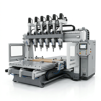 MAMIMAC CNC Perceuse à six rangées pour le bois, machine de perçage multi-trous pour le traitement des panneaux