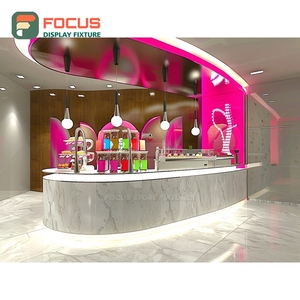 Custom Coffee Display <b>Rack</b> Mug Cup Shelf Black Walnut Store Product Display <b>Rack</b> - Product Image 2