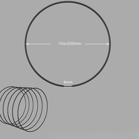 BUFAN Anneaux attrape-rêves modernes en fer, cercles en feuille d'or, créations en macramé, fournitures artisanales pour Thanksgiving