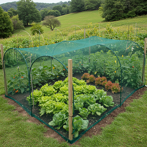 Filet anti-oiseaux en plastique, bourgeon de fleur, grêle blanche, filet anti-oiseaux résistant aux UV pour verger, jardin et vignoble - Product Image 1