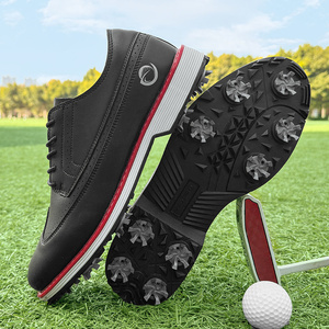Chaussures <span class=keywords><strong>de</strong></span> <span class=keywords><strong>golf</strong></span> pour hommes, chaussures <span class=keywords><strong>de</strong></span> <span class=keywords><strong>golf</strong></span> <span class=keywords><strong>vintage</strong></span> à crampons, imperméables et respirantes - Product Image 2