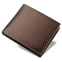 Dompet Grosir FSW262 China, Model Sederhana dan Modis 2023, Tempat Kartu, Dompet Pria, Tas Uang, Dompet Resleting Serat Karbon untuk Pria