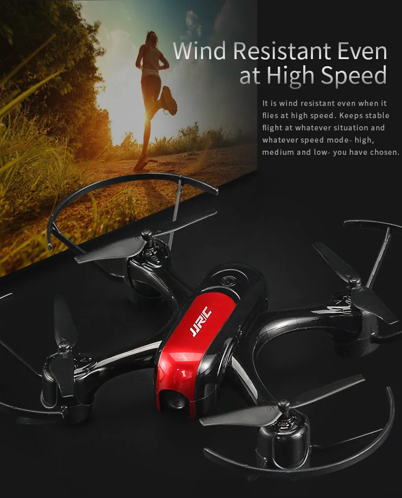 JJRC H69 Drone, wind resistant even at high speed keeps stable flight at whatever situation and whatever