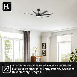 พัดลมเพดานมอเตอร์ดีซีแบบพลิกกลับได้ 1 ตัว พร้อมไฟส่องสว่าง ลมแรงสูง ใบพัดไฟเบอร์บอร์ดความหนาแน่นปานกลาง 8 ใบ และพัดลมเพดาน LED พร้อมรีโมท - Product Image 3