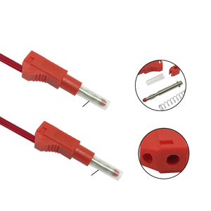 Werkseitig Passen Sie den stapelbaren 4-mm-Sicherheits-Bananenstecker an das 4-mm-Bananenstecker-Testkabel an - Product Image 3